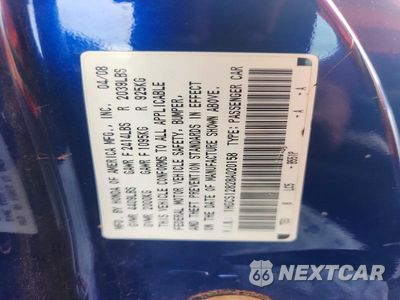 Zdjęcie 12 z 12 samochodu: 2008 HONDA ACCORD EXL VIN:1HGCS12828A020158 - miniatura