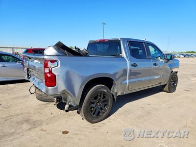Trzecie zdjęcie samochodu z tyłu: 2025 CHEVROLET SILVERADO C1500 CUSTOM VIN:1GCPABEK1SZ115786 - miniatura
