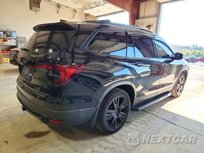 Trzecie zdjęcie samochodu z tyłu: 2021 HONDA PILOT BLACK VIN:5FNYF6H73MB072100 - miniatura