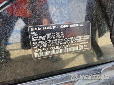 Zdjęcie 12 z 12 samochodu: 2021 BMW 330I VIN:3MW5R1J00M8B80590 - miniatura