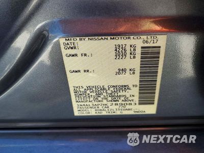Zdjęcie 12 z 12 samochodu: 2017 NISSAN ALTIMA 2.5 SV VIN:1N4AL3AP2HC289083 - miniatura
