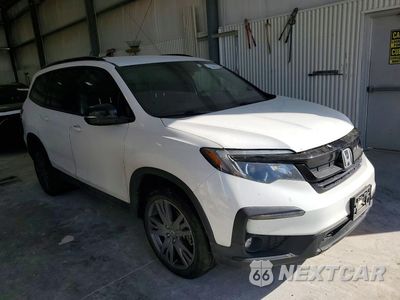 Czwarte zdjęcie samochodu z boku: 2022 HONDA PILOT SPORT VIN:5FNYF6H32NB077738 - miniatura