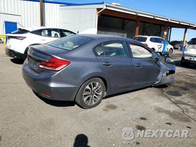 Trzecie zdjęcie samochodu z tyłu: 2013 HONDA CIVIC EX VIN:19XFB2F89DE074799 - miniatura