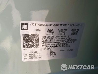 Zdjęcie 13 z 13 samochodu: 2025 CHEVROLET EQUINOX LT VIN:3GNAXHEG4SL157113 - miniatura