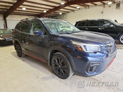 Czwarte zdjęcie samochodu z boku: 2021 SUBARU FORESTER SPORT VIN:JF2SKARC7MH557101 - miniatura
