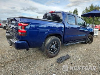 Trzecie zdjęcie samochodu z tyłu: 2022 NISSAN FRONTIER SV VIN:1N6ED1EK5NN651335 - miniatura