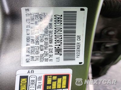 Zdjęcie 12 z 12 samochodu: 2007 HONDA CIVIC HYBRID VIN:JHMFA36207S013992 - miniatura