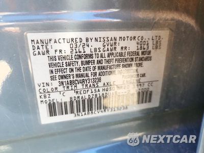 Zdjęcie 12 z 12 samochodu: 2024 NISSAN SENTRA SV VIN:3N1AB8CV4RY313238 - miniatura