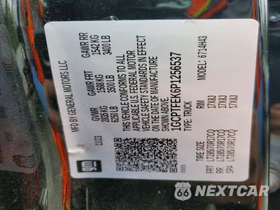 Zdjęcie 12 z 12 samochodu: 2023 CHEVROLET COLORADO ZR2 VIN:1GCPTFEK6P1256537 - miniatura