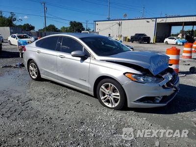 Czwarte zdjęcie samochodu z boku: 2018 FORD FUSION SE HYBRID VIN:3FA6P0LU9JR124070 - miniatura