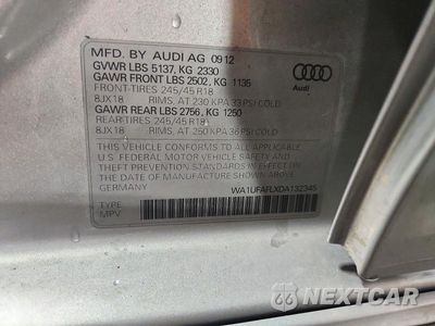 Zdjęcie 13 z 13 samochodu: 2013 AUDI A4 ALLROAD PREMIUM PLUS VIN:WA1UFAFLXDA132345 - miniatura