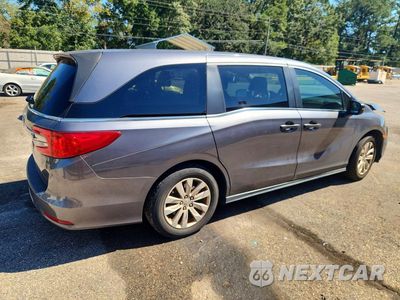 Trzecie zdjęcie samochodu z tyłu: 2018 HONDA ODYSSEY LX VIN:5FNRL6H24JB053049 - miniatura