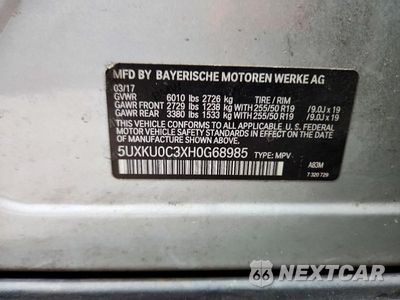Zdjęcie 13 z 13 samochodu: 2017 BMW X6 SDRIVE35I VIN:5UXKU0C3XH0G68985 - miniatura