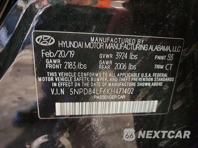 Zdjęcie 13 z 13 samochodu: 2019 HYUNDAI ELANTRA SEL VIN:5NPD84LF6KH471402 - miniatura