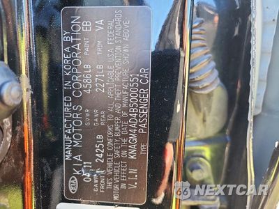 Zdjęcie 12 z 12 samochodu: 2011 KIA OPTIMA HYBRID BASE VIN:KNAGM4AD4B5000551 - miniatura