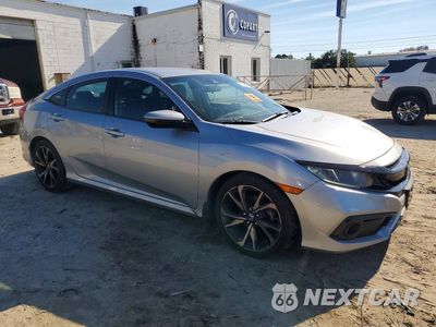 Czwarte zdjęcie samochodu z boku: 2019 HONDA CIVIC SPORT VIN:2HGFC2F84KH556029 - miniatura