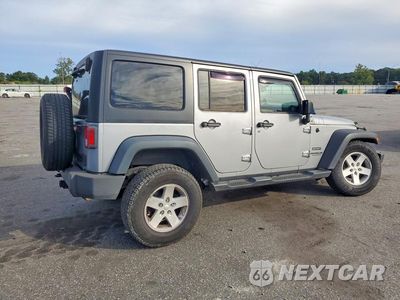 Trzecie zdjęcie samochodu z tyłu: 2015 JEEP WRANGLER UNLIMITED SPORT VIN:1C4BJWDGXFL551186 - miniatura