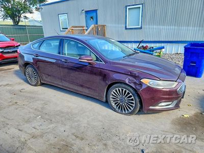 Czwarte zdjęcie samochodu z boku: 2017 FORD FUSION SE VIN:3FA6P0T91HR202976 - miniatura