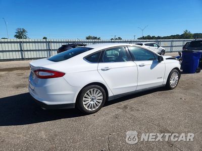 Trzecie zdjęcie samochodu z tyłu: 2016 FORD FUSION S HYBRID VIN:3FA6P0UU5GR389639 - miniatura