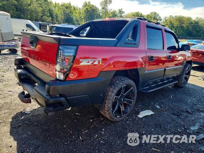 Trzecie zdjęcie samochodu z tyłu: 2003 CHEVROLET AVALANCHE K1500 VIN:3GNEK13T83G183845 - miniatura