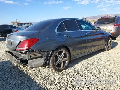 Trzecie zdjęcie samochodu z tyłu: 2017 MERCEDES-BENZ C 300 VIN:55SWF4JB3HU202858 - miniatura
