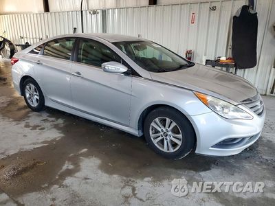 Czwarte zdjęcie samochodu z boku: 2014 HYUNDAI SONATA GLS VIN:5NPEB4AC5EH917493 - miniatura