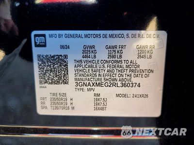 Zdjęcie 14 z 14 samochodu: 2024 CHEVROLET EQUINOX RS VIN:3GNAXMEG2RL360374 - miniatura