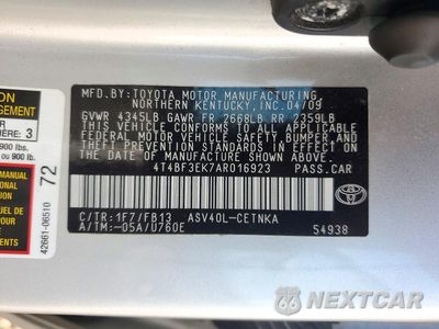 Zdjęcie 12 z 12 samochodu: 2010 TOYOTA CAMRY LE VIN:4T4BF3EK7AR016923 - miniatura