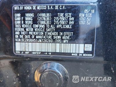 Zdjęcie 13 z 13 samochodu: 2018 HONDA HR-V EX VIN:3CZRU6H51JM726280 - miniatura