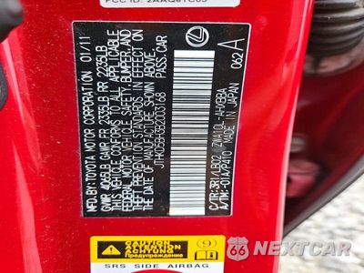 Zdjęcie 12 z 12 samochodu: 2011 LEXUS CT 200 VIN:JTHKD5BH3B2003168 - miniatura