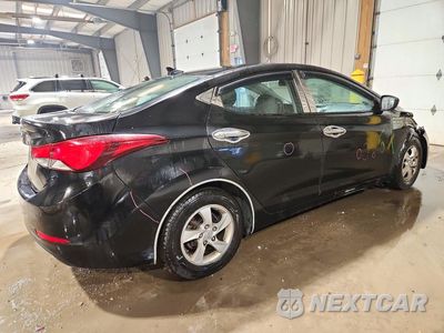 Trzecie zdjęcie samochodu z tyłu: 2014 HYUNDAI ELANTRA SE VIN:5NPDH4AE5EH499769 - miniatura