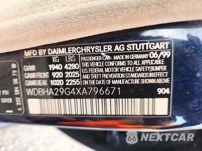 Zdjęcie 12 z 12 samochodu: 1999 MERCEDES-BENZ C 280 VIN:WDBHA29G4XA796671 - miniatura