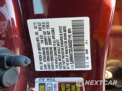 Zdjęcie 12 z 12 samochodu: 2013 HONDA CR-V EXL VIN:5J6RM4H73DL045405 - miniatura