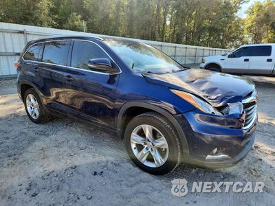 Czwarte zdjęcie samochodu z boku: 2015 TOYOTA HIGHLANDER LIMITED PLATINUM VIN:5TDYKRFH8FS058555 - miniatura