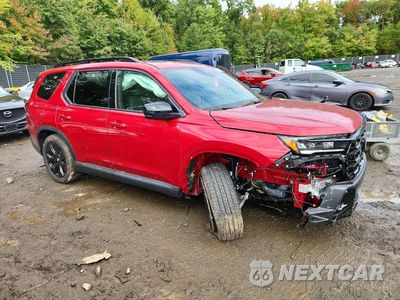 Czwarte zdjęcie samochodu z boku: 2026 HONDA PILOT BLACK EDITION VIN:5FNYG1H90TB046098 - miniatura