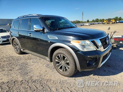 Czwarte zdjęcie samochodu z boku: 2017 NISSAN ARMADA PLATINUM VIN:JN8AY2NE8H9706836 - miniatura