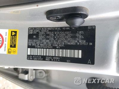 Zdjęcie 13 z 13 samochodu: 2010 TOYOTA HIGHLANDER BASE VIN:5TDBK3EH4AS016493 - miniatura