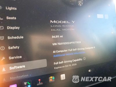Zdjęcie 9 z 12 samochodu: 2023 TESLA MODEL Y VIN:7SAYGDEE4PF877924 - miniatura