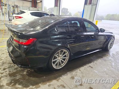 Trzecie zdjęcie samochodu z tyłu: 2021 BMW M3 COMPETITION VIN:WBS33AY05MFK77995 - miniatura