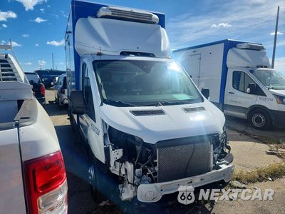 Czwarte zdjęcie samochodu z boku: 2023 FORD TRANSIT REFRIGERATED BOX TRUCK VIN:1FDBW7ZG9PKA20144 - miniatura