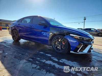 Czwarte zdjęcie samochodu z boku: 2025 HYUNDAI ELANTRA N LINE VIN:KMHLR4DFXSU058813 - miniatura