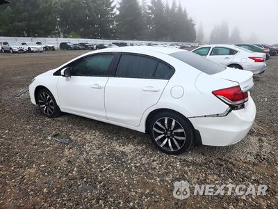 Drugie zdjęcie samochodu z przodu: 2015 HONDA CIVIC EXL VIN:19XFB2F95FE214021 - miniatura