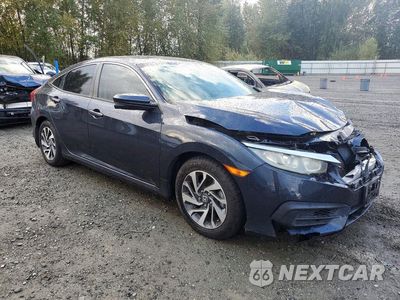 Czwarte zdjęcie samochodu z boku: 2016 HONDA CIVIC EX VIN:19XFC2F74GE233673 - miniatura