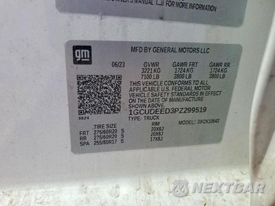 Zdjęcie 13 z 13 samochodu: 2023 CHEVROLET SILVERADO K1500 RST VIN:1GCUDEED3PZ299519 - miniatura