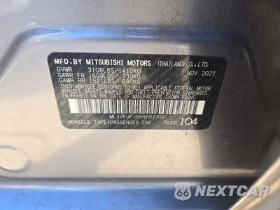 Zdjęcie 13 z 13 samochodu: 2022 MITSUBISHI MIRAGE G4 ES VIN:ML32FUFJ5NHF02709 - miniatura