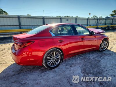 Trzecie zdjęcie samochodu z tyłu: 2021 INFINITI Q50 LUXE VIN:JN1EV7BP1MM706387 - miniatura