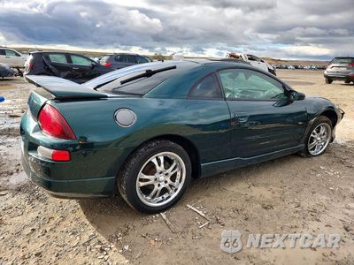 Trzecie zdjęcie samochodu z tyłu: 2000 MITSUBISHI ECLIPSE GT VIN:4A3AC54L9YE164744 - miniatura