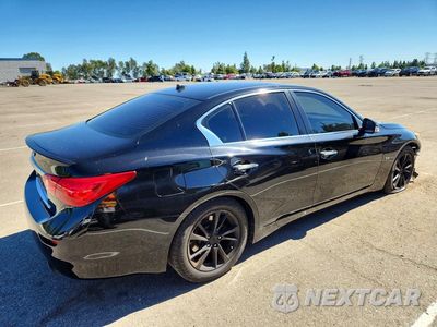 Trzecie zdjęcie samochodu z tyłu: 2015 INFINITI Q50 BASE VIN:JN1BV7AP3FM356218 - miniatura