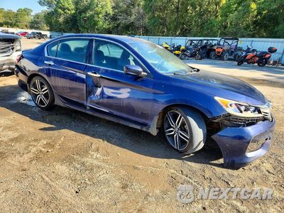 Czwarte zdjęcie samochodu z boku: 2016 HONDA ACCORD SPORT VIN:1HGCR2F52GA036148 - miniatura