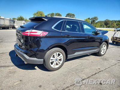 Trzecie zdjęcie samochodu z tyłu: 2019 FORD EDGE SEL VIN:2FMPK4J91KBC48316 - miniatura